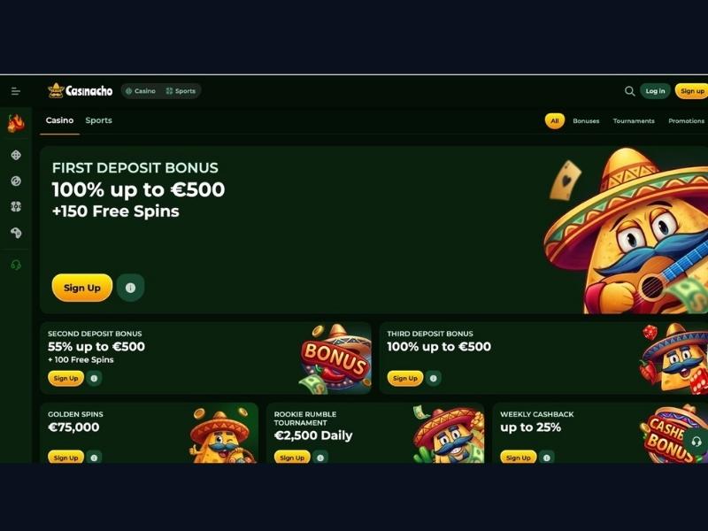 Registrierung bei Casinacho Casino (Nacho Casino) für Deutschland: Konto anlegen, Bonusstrategie wählen und KYC frühzeitig einreichen