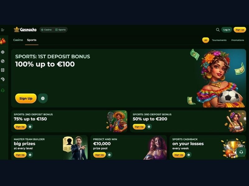 Live-Casino-Titel von Casinacho Casino auf dem Smartphone für Deutschland