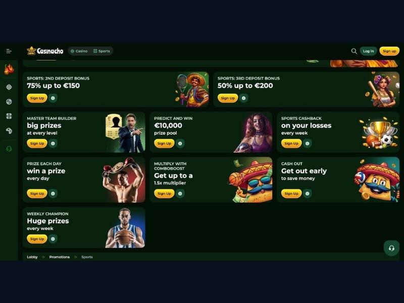 Spinola Liga 2026 und Cashback-Monitoring bei Casinacho Casino mobil für Deutschland
